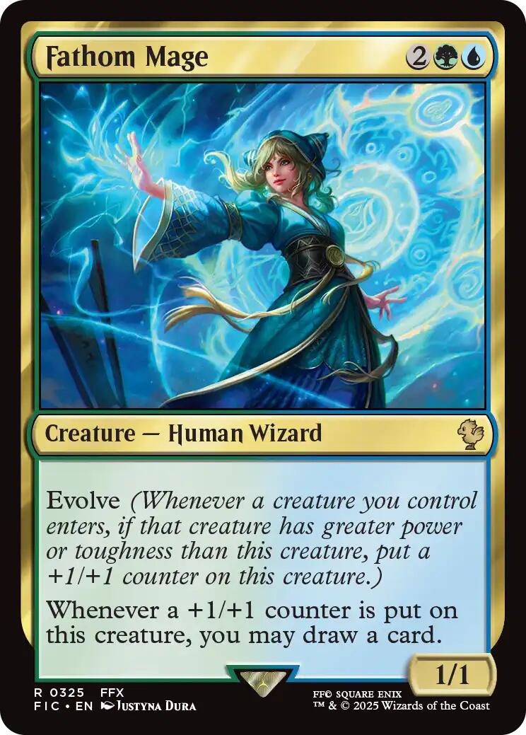 Fathom Mage (Surge Foil) [FINAL FANTASY Commander] | Local Legends