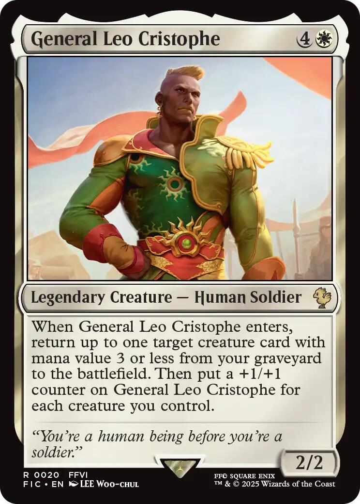 General Leo Cristophe (Surge Foil) [FINAL FANTASY Commander] | Local Legends