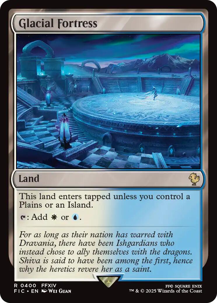 Glacial Fortress (Surge Foil) [FINAL FANTASY Commander] | Local Legends