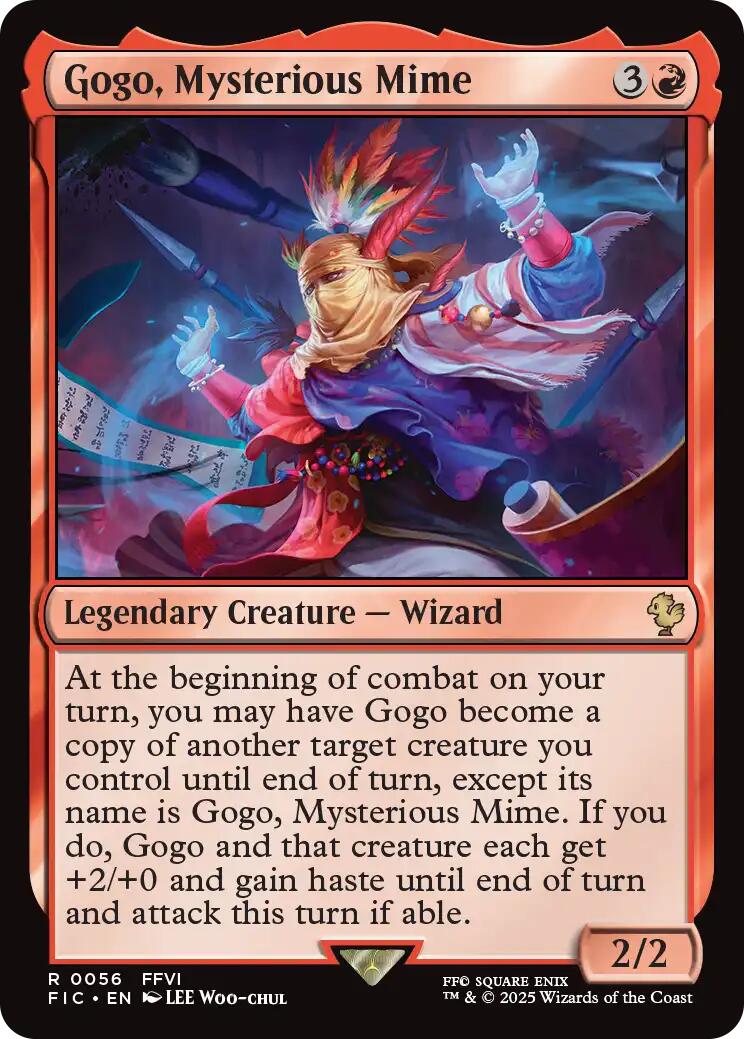 Gogo, Mysterious Mime (Surge Foil) [FINAL FANTASY Commander] | Local Legends