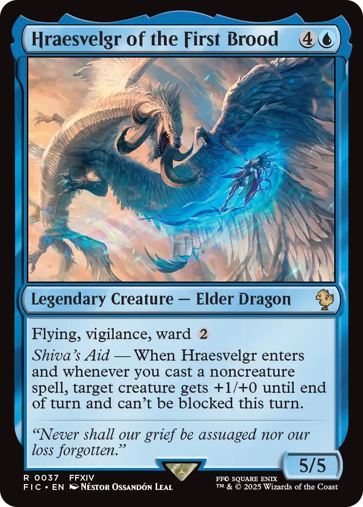 Hraesvelgr of the First Brood (Surge Foil) [FINAL FANTASY Commander] | Local Legends