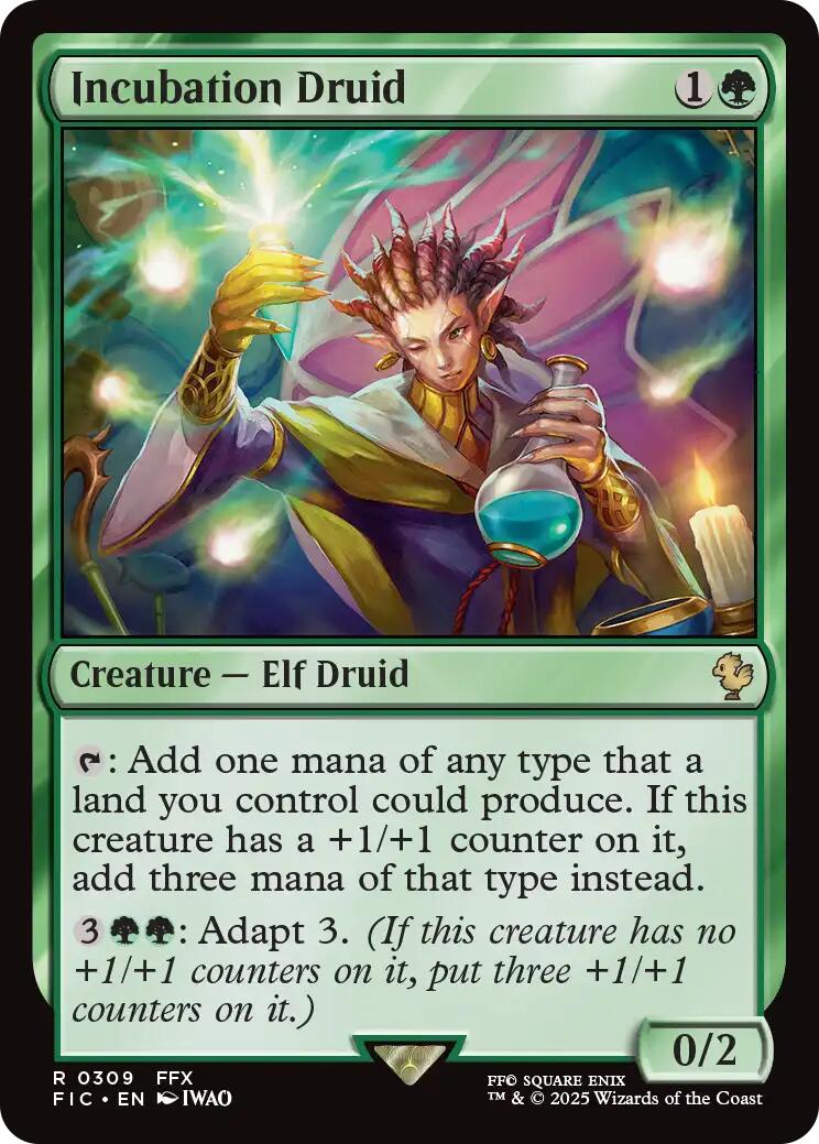 Incubation Druid (Surge Foil) [FINAL FANTASY Commander] | Local Legends