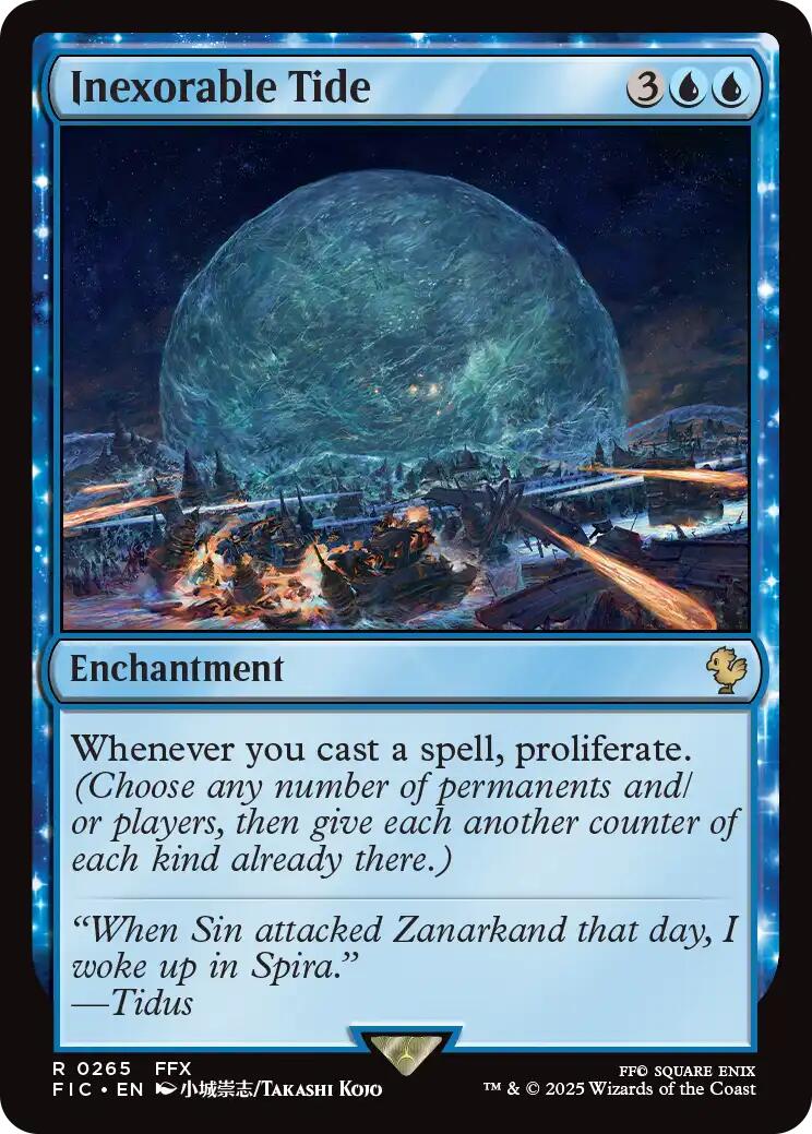Inexorable Tide (Surge Foil) [FINAL FANTASY Commander] | Local Legends