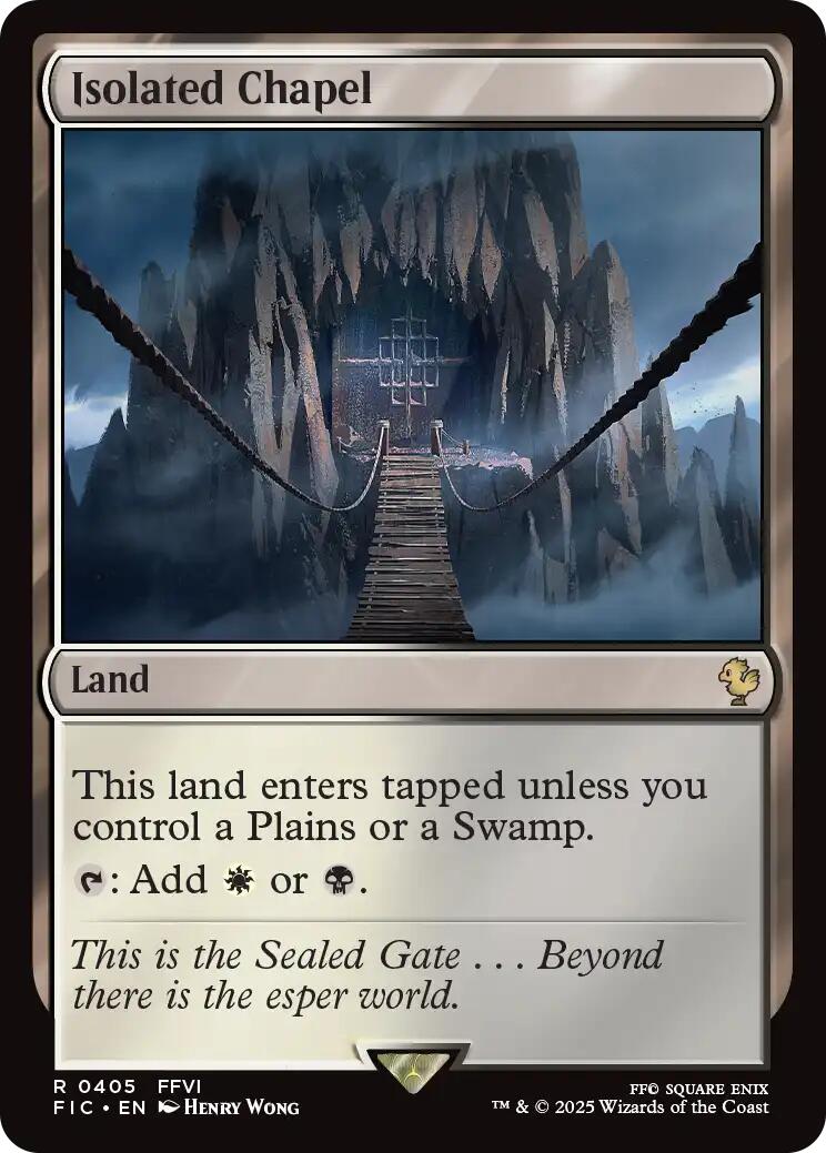 Isolated Chapel (Surge Foil) [FINAL FANTASY Commander] | Local Legends
