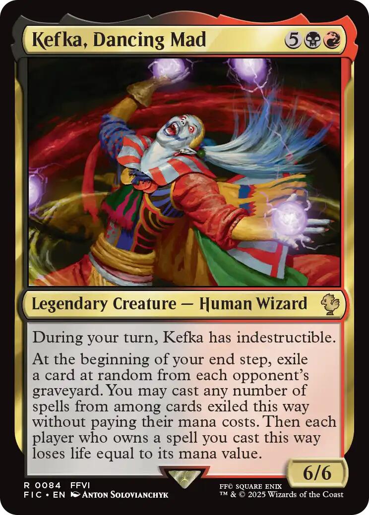 Kefka, Dancing Mad (Surge Foil) [FINAL FANTASY Commander] | Local Legends