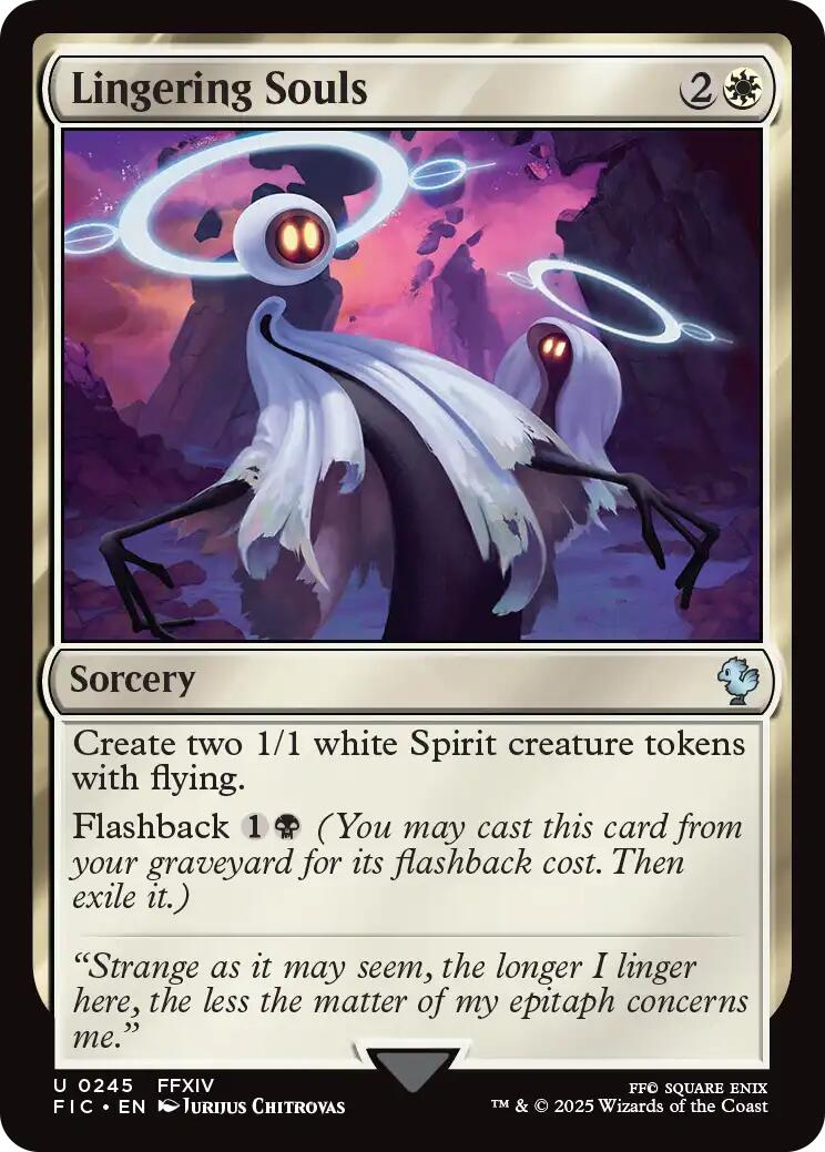 Lingering Souls (Surge Foil) [FINAL FANTASY Commander] | Local Legends