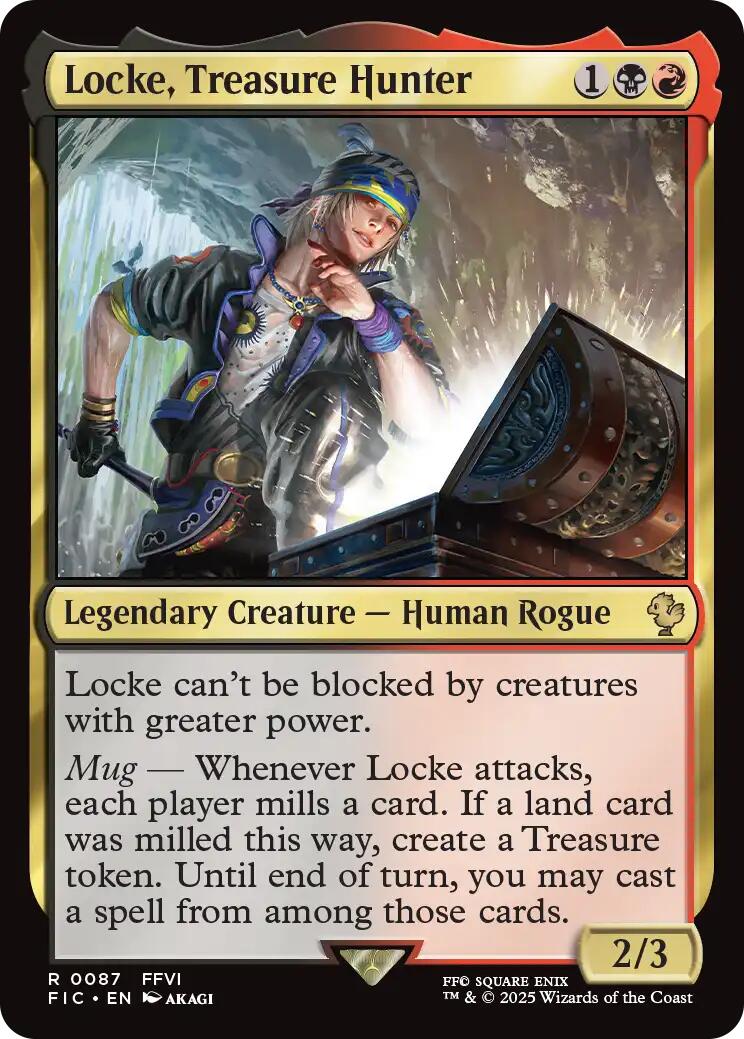 Locke, Treasure Hunter (Surge Foil) [FINAL FANTASY Commander] | Local Legends
