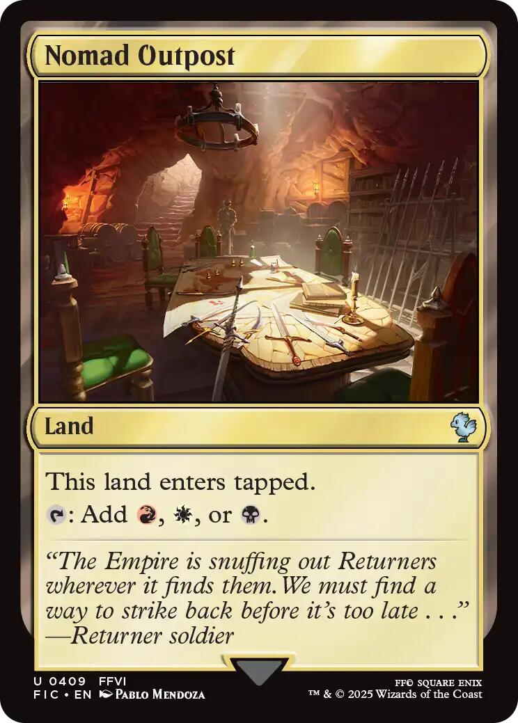Nomad Outpost (Surge Foil) [FINAL FANTASY Commander] | Local Legends