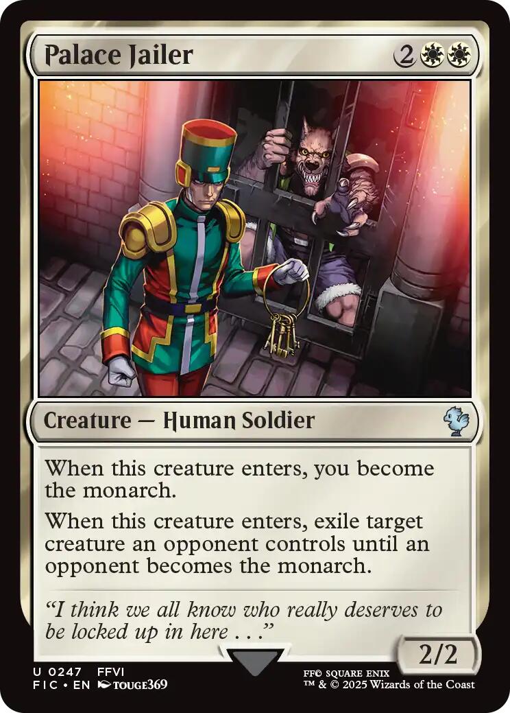 Palace Jailer (Surge Foil) [FINAL FANTASY Commander] | Local Legends