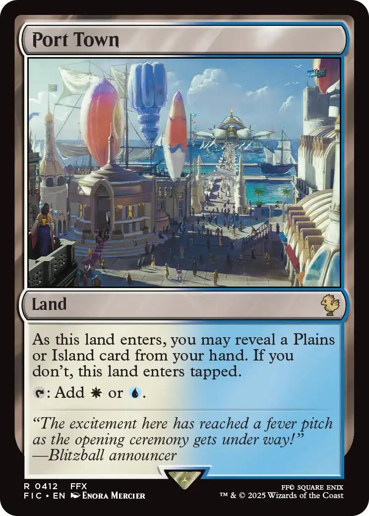 Port Town (Surge Foil) [FINAL FANTASY Commander] | Local Legends