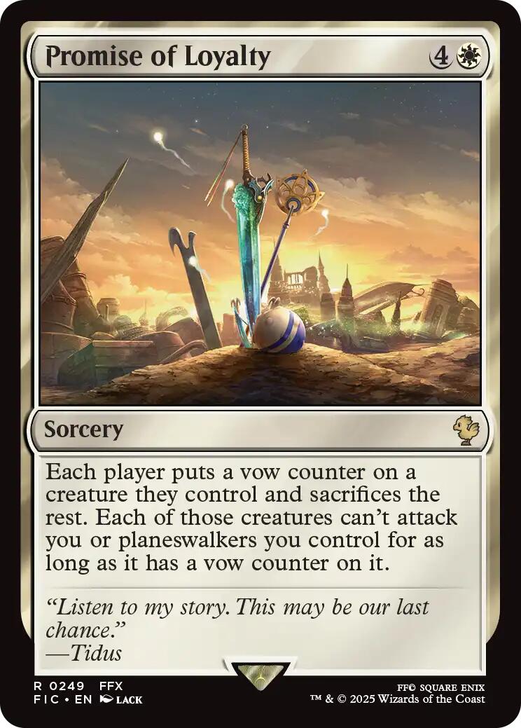 Promise of Loyalty (Surge Foil) [FINAL FANTASY Commander] | Local Legends
