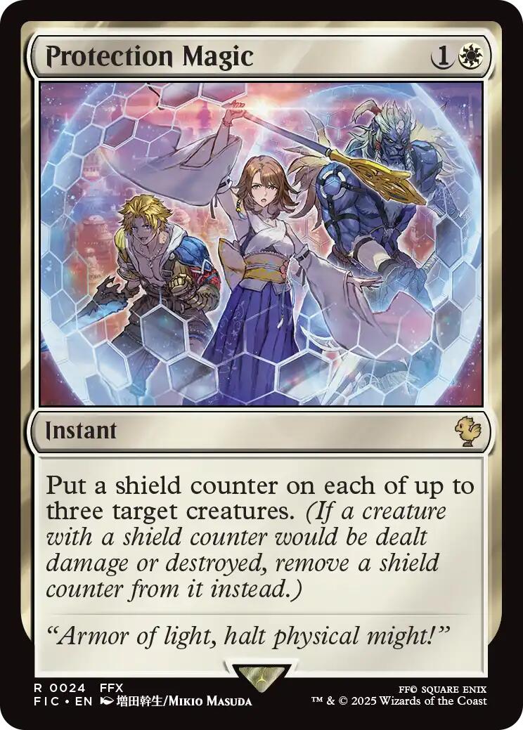 Protection Magic (Surge Foil) [FINAL FANTASY Commander] | Local Legends