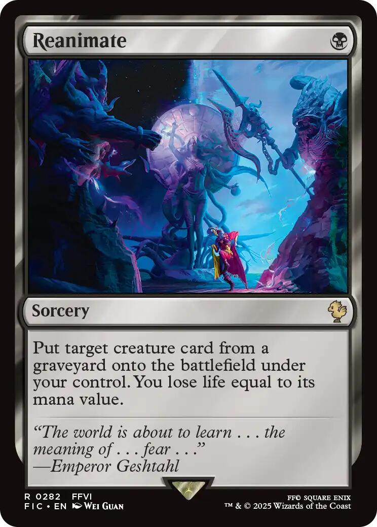 Reanimate (Surge Foil) [FINAL FANTASY Commander] | Local Legends