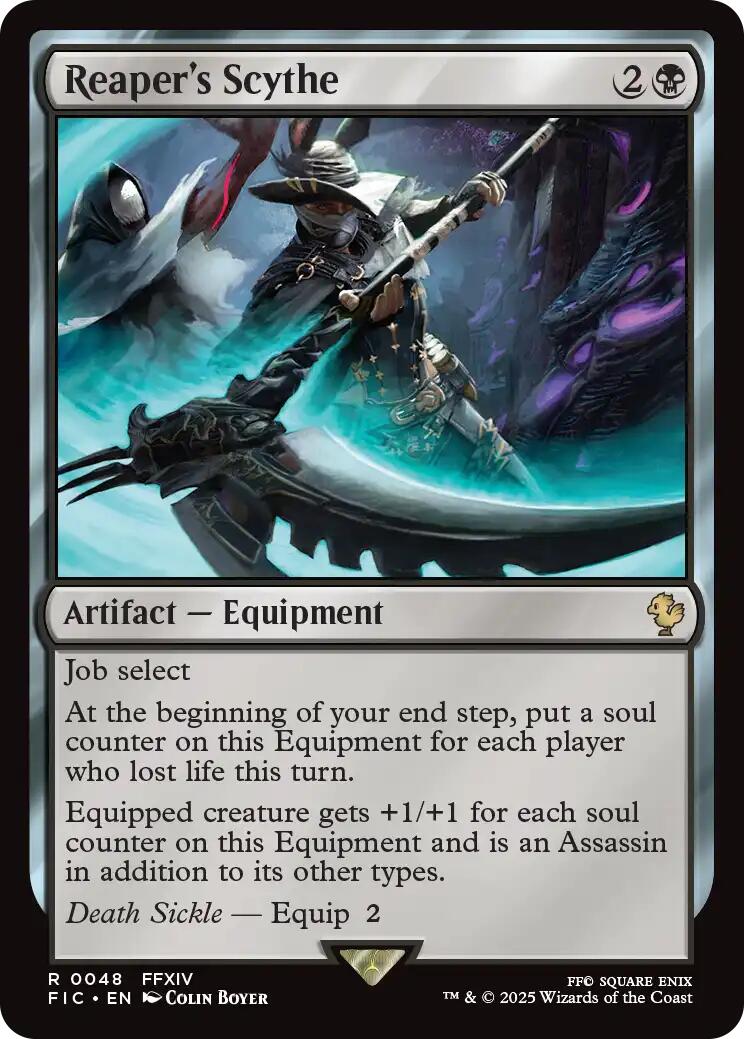 Reaper's Scythe (Surge Foil) [FINAL FANTASY Commander] | Local Legends