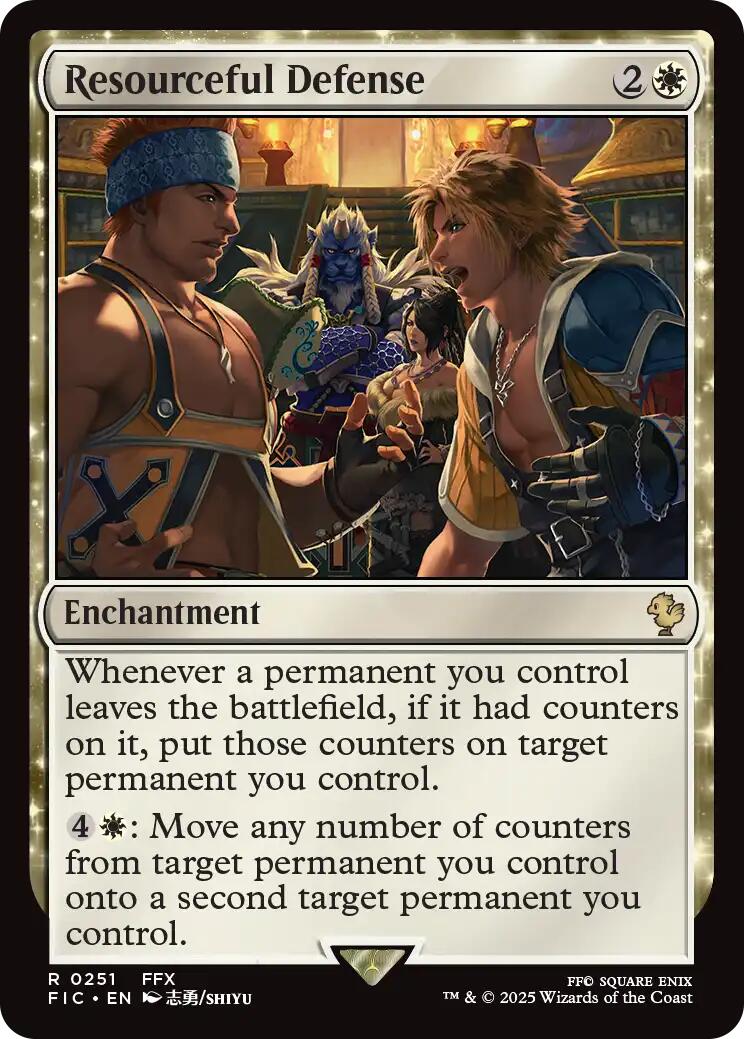 Resourceful Defense (Surge Foil) [FINAL FANTASY Commander] | Local Legends