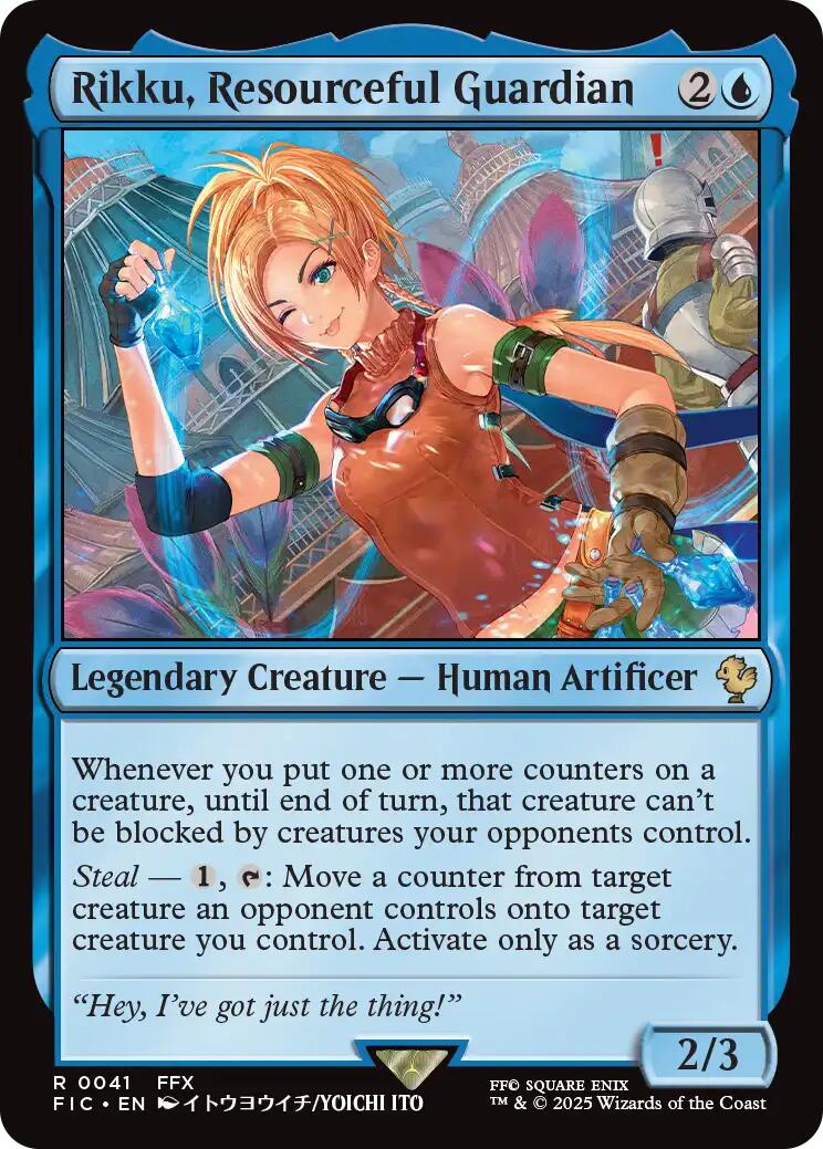 Rikku, Resourceful Guardian (Surge Foil) [FINAL FANTASY Commander] | Local Legends