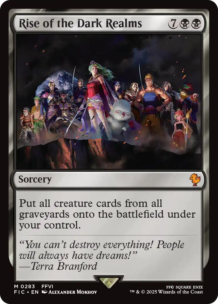 Rise of the Dark Realms (Surge Foil) [FINAL FANTASY Commander] | Local Legends