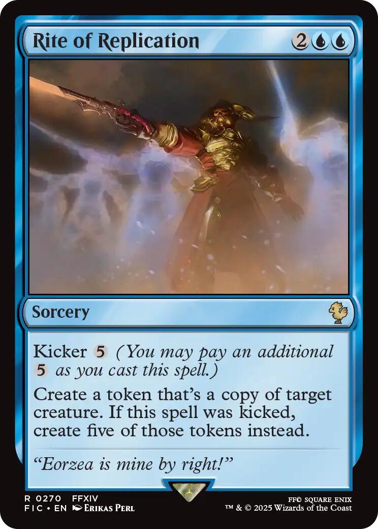 Rite of Replication (Surge Foil) [FINAL FANTASY Commander] | Local Legends