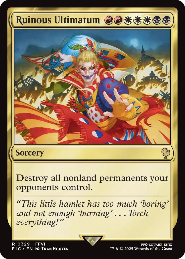 Ruinous Ultimatum (Surge Foil) [FINAL FANTASY Commander] | Local Legends