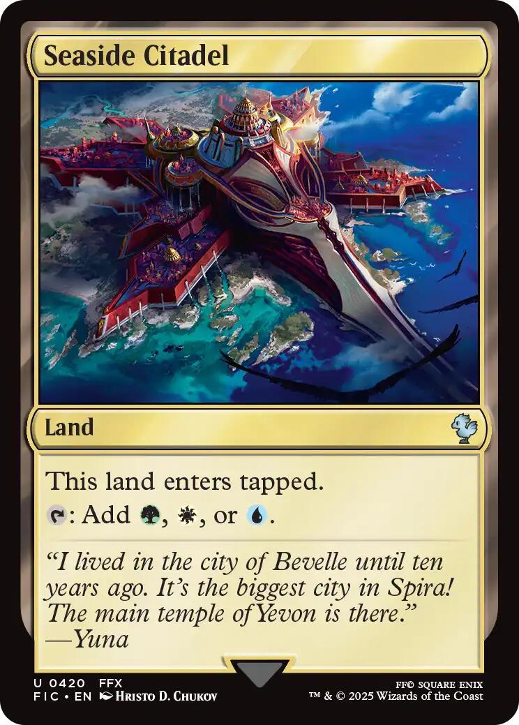 Seaside Citadel (Surge Foil) [FINAL FANTASY Commander] | Local Legends
