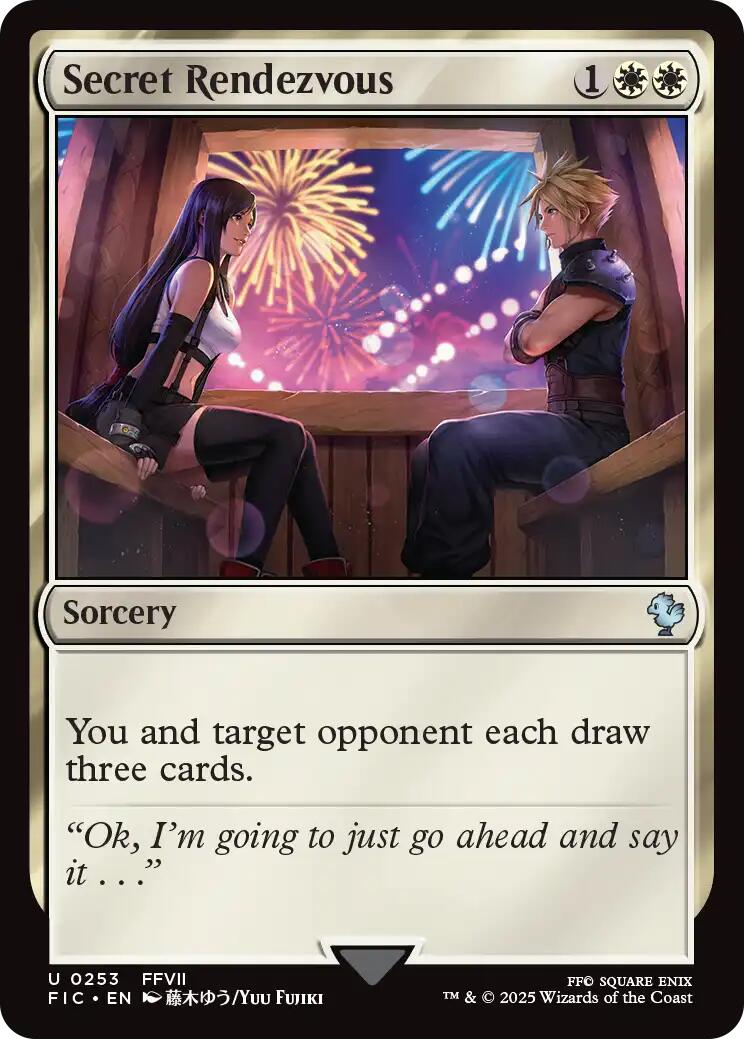 Secret Rendezvous (0253) (Surge Foil) [FINAL FANTASY Commander] | Local Legends