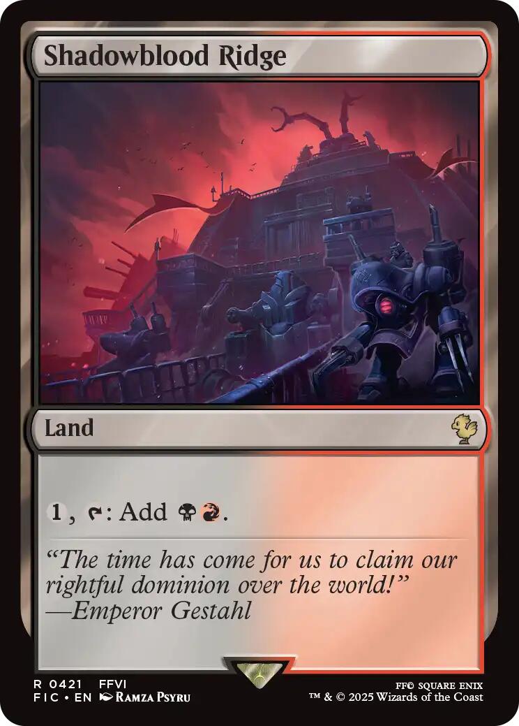 Shadowblood Ridge (Surge Foil) [FINAL FANTASY Commander] | Local Legends