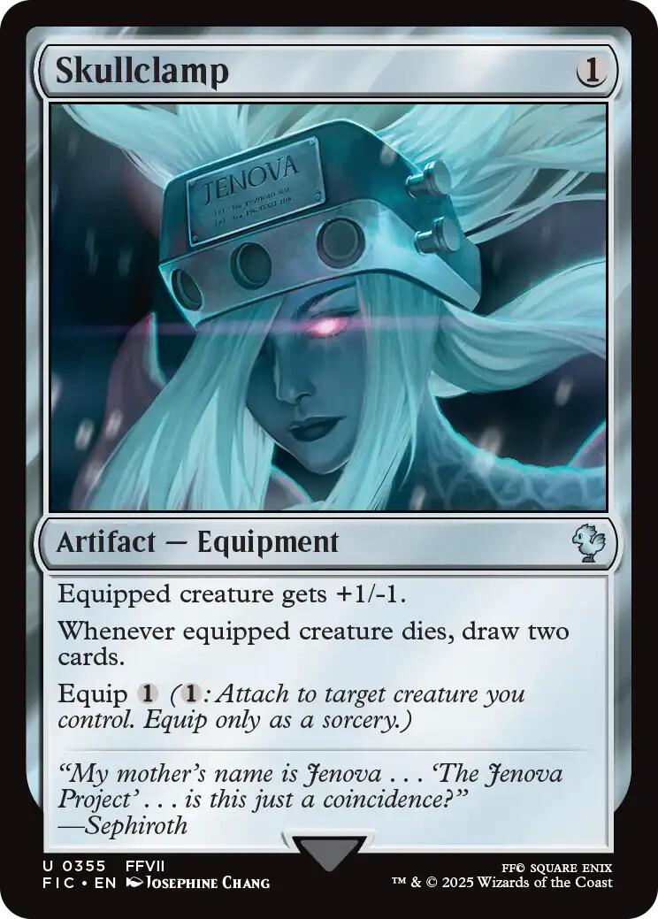 Skullclamp (Surge Foil) [FINAL FANTASY Commander] | Local Legends
