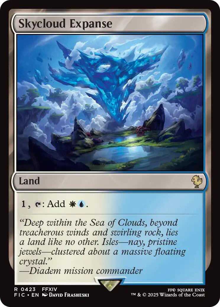 Skycloud Expanse (Surge Foil) [FINAL FANTASY Commander] | Local Legends