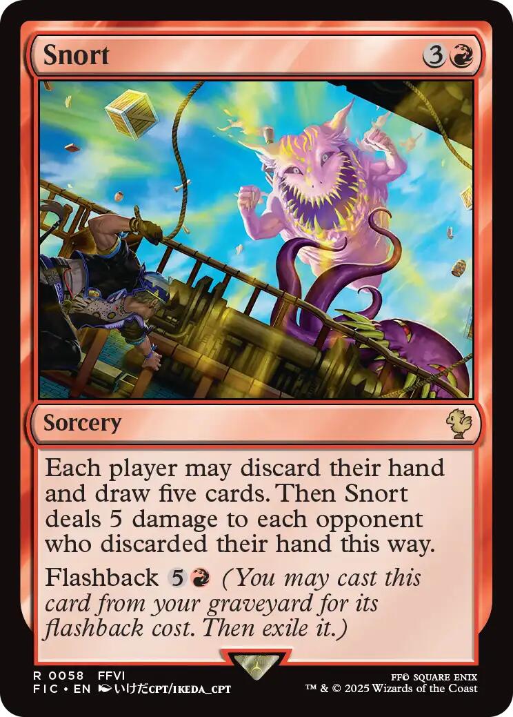Snort (Surge Foil) [FINAL FANTASY Commander] | Local Legends