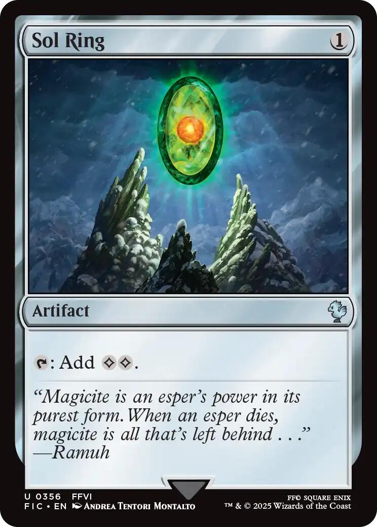 Sol Ring (0356) (Surge Foil) [FINAL FANTASY Commander] | Local Legends