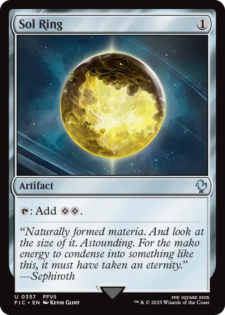 Sol Ring (0357) (Surge Foil) [FINAL FANTASY Commander] | Local Legends