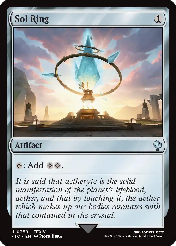 Sol Ring (0359) (Surge Foil) [FINAL FANTASY Commander] | Local Legends