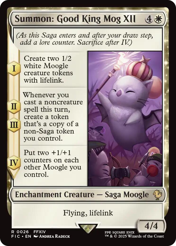 Summon: Good King Mog XII (Surge Foil) [FINAL FANTASY Commander] | Local Legends