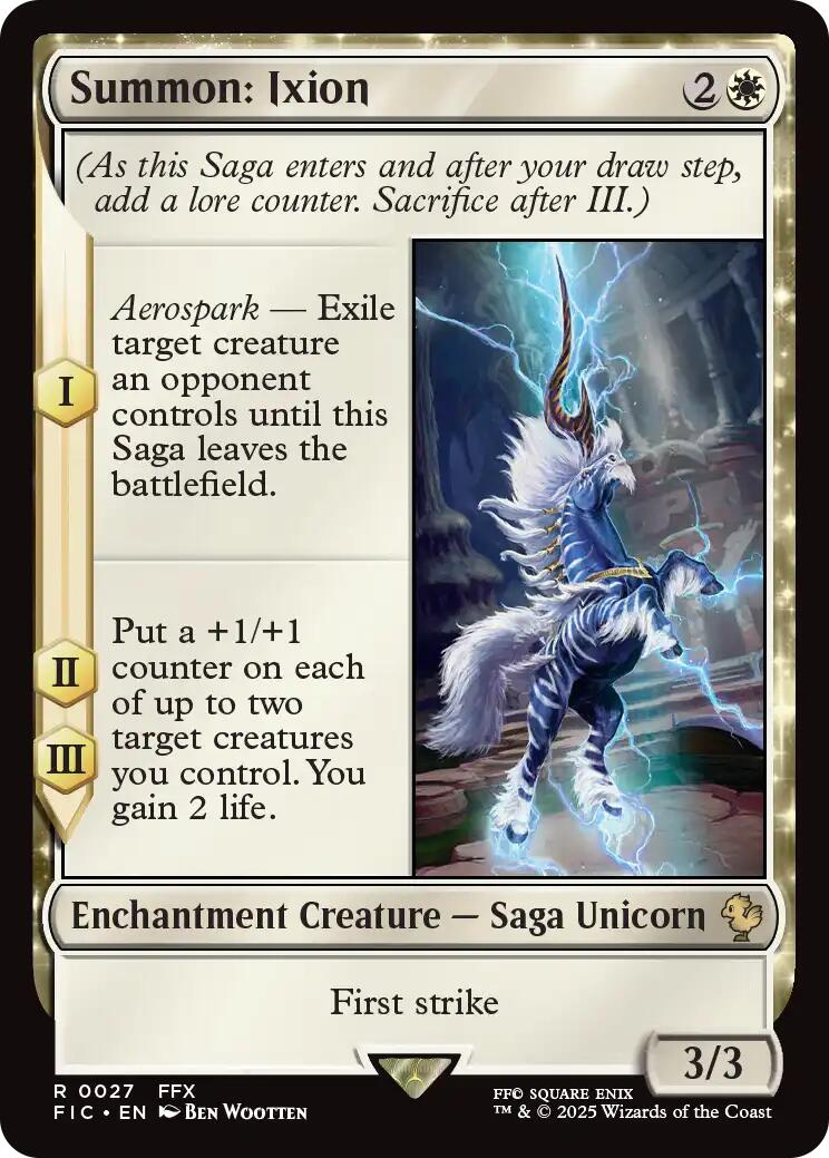 Summon: Ixion (Surge Foil) [FINAL FANTASY Commander] | Local Legends