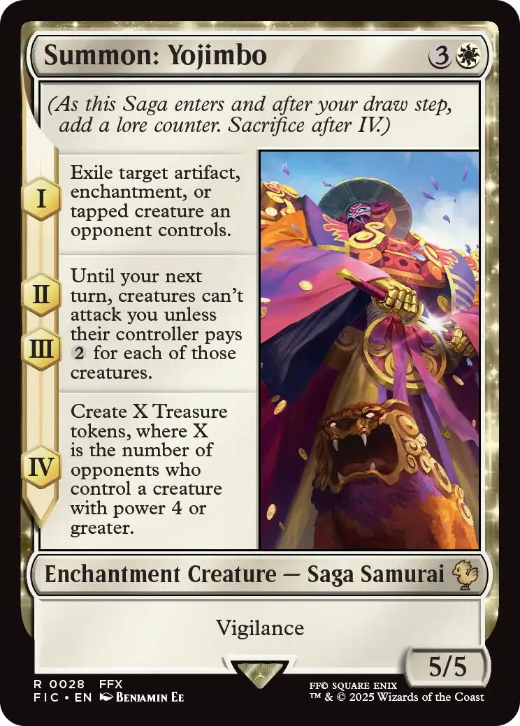Summon: Yojimbo (Surge Foil) [FINAL FANTASY Commander] | Local Legends