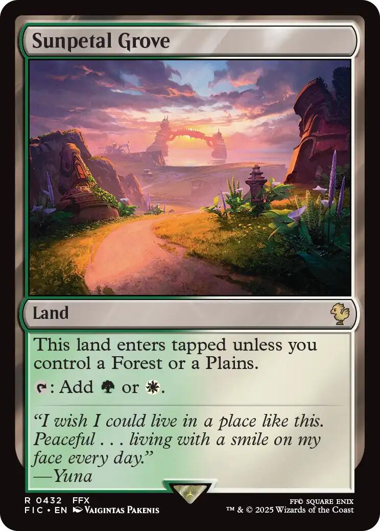 Sunpetal Grove (Surge Foil) [FINAL FANTASY Commander] | Local Legends