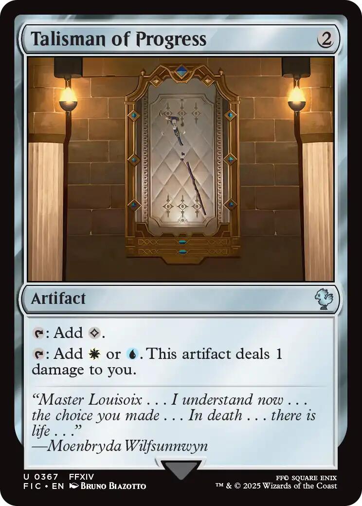 Talisman of Progress (Surge Foil) [FINAL FANTASY Commander] | Local Legends