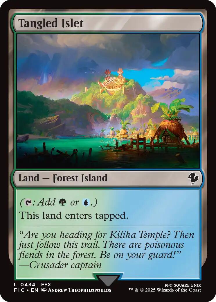 Tangled Islet (Surge Foil) [FINAL FANTASY Commander] | Local Legends