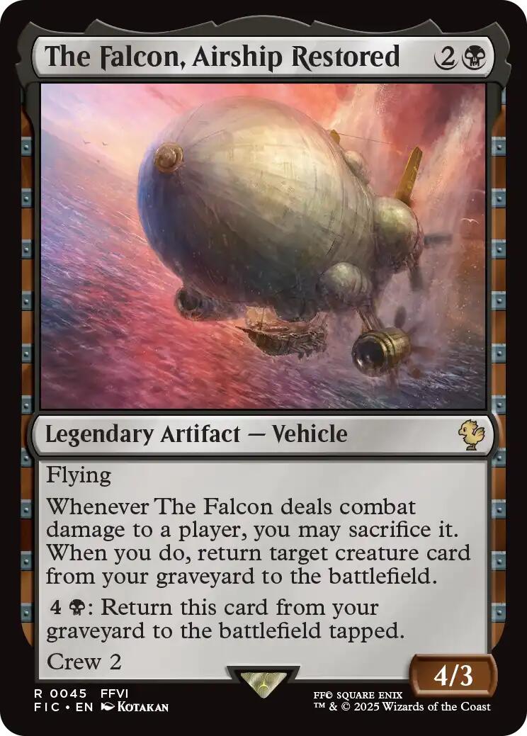 The Falcon, Airship Restored (Surge Foil) [FINAL FANTASY Commander] | Local Legends