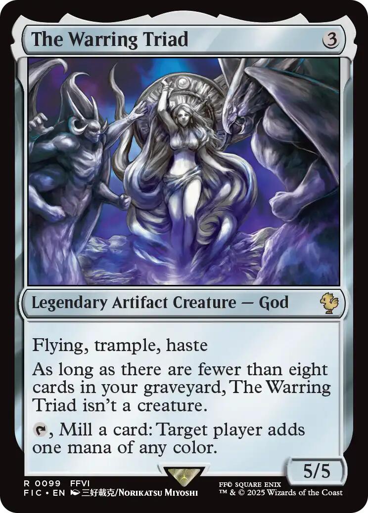 The Warring Triad (Surge Foil) [FINAL FANTASY Commander] | Local Legends