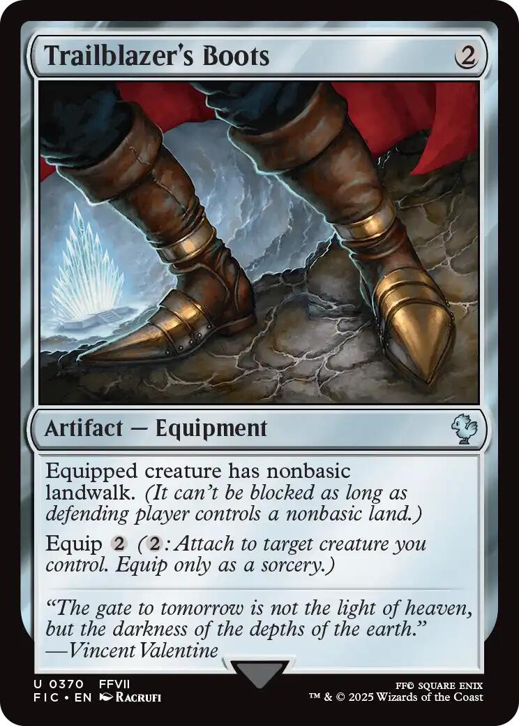 Trailblazer's Boots (Surge Foil) [FINAL FANTASY Commander] | Local Legends