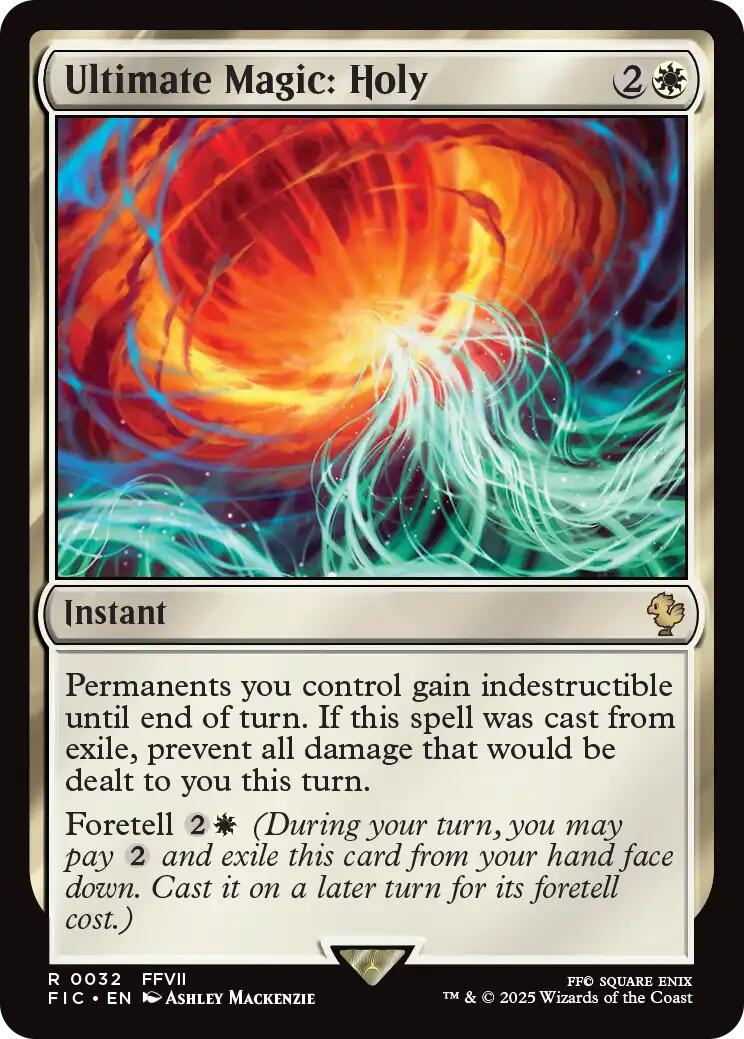 Ultimate Magic: Holy (Surge Foil) [FINAL FANTASY Commander] | Local Legends