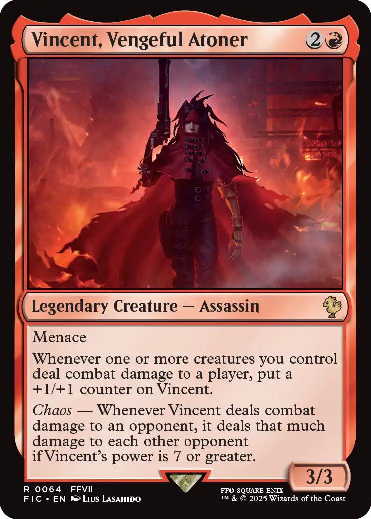 Vincent, Vengeful Atoner (Surge Foil) [FINAL FANTASY Commander] | Local Legends