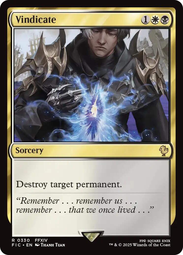 Vindicate (Surge Foil) [FINAL FANTASY Commander] | Local Legends