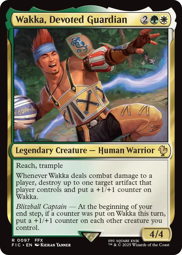 Wakka, Devoted Guardian (Surge Foil) [FINAL FANTASY Commander] | Local Legends