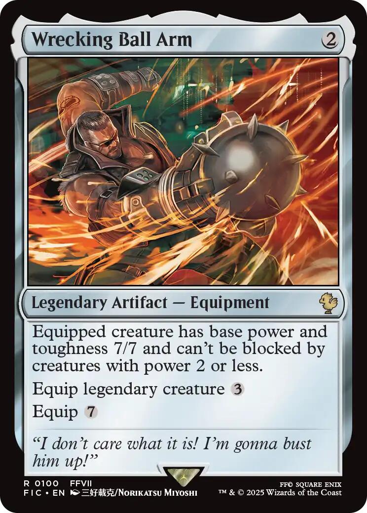 Wrecking Ball Arm (Surge Foil) [FINAL FANTASY Commander] | Local Legends