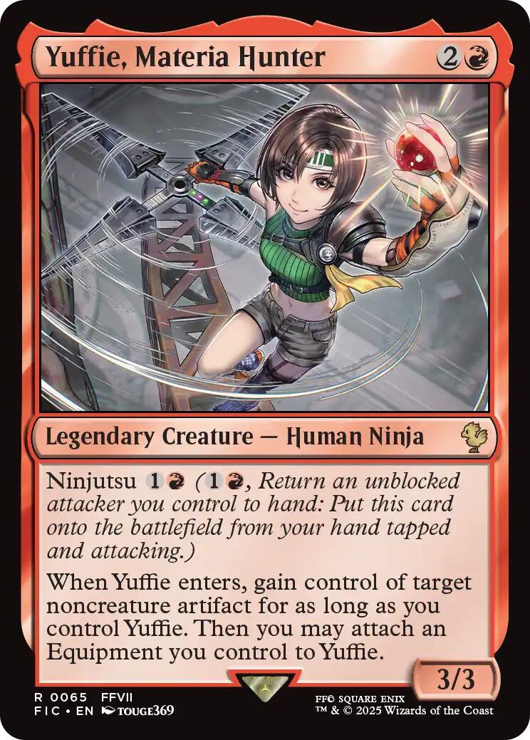Yuffie, Materia Hunter (Surge Foil) [FINAL FANTASY Commander] | Local Legends
