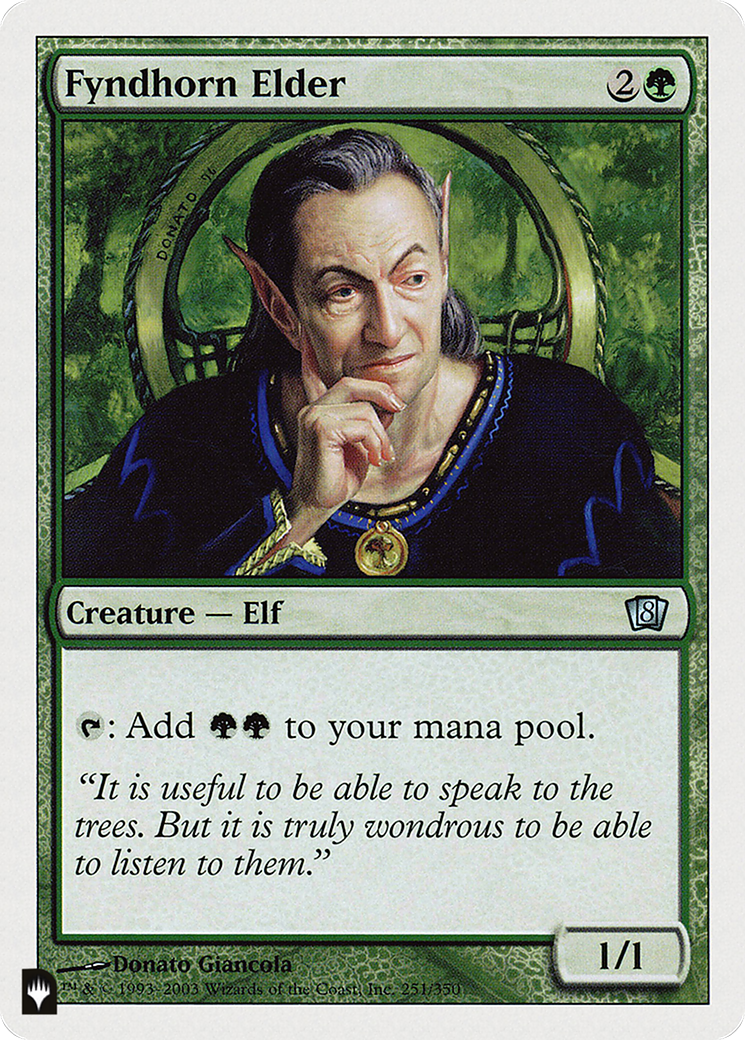 Fyndhorn Elder [The List] | Local Legends