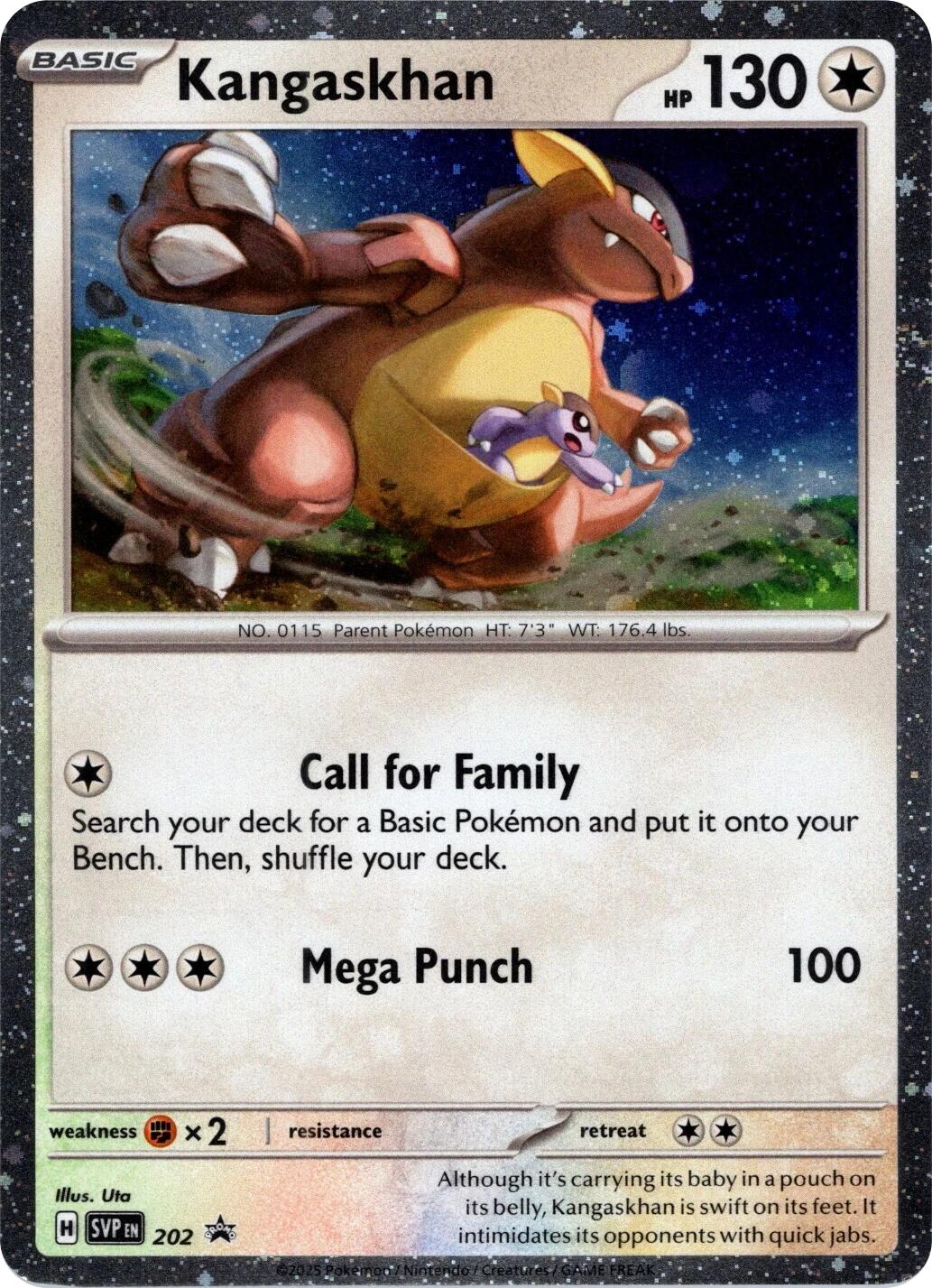 Kangaskhan (202) (Cosmos Holo) [Scarlet & Violet: Black Star Promos] | Local Legends
