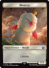 Moogle // Zombie Double-Sided Token (Surge Foil) [FINAL FANTASY Commander Tokens] | Local Legends